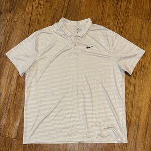 Nike Dri-Fit Victory Golf Polo Grey Shirt Men's Size XXL